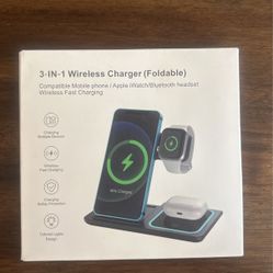 3 In 1 Wireless Charger Foldable 