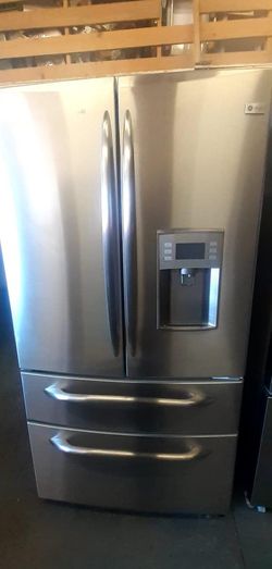 GE  French Door Stainless Steel Refrigerator Fridge
