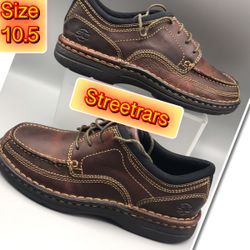 Streetrars Leather Brown tie shoes size 10.5