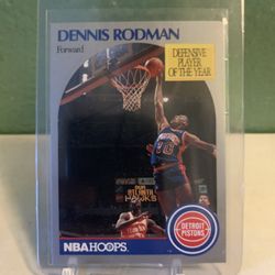 Dennis Rodman Defensive Player Of The Year 1990-91 NBA