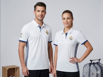 Real Madrid collar shirt