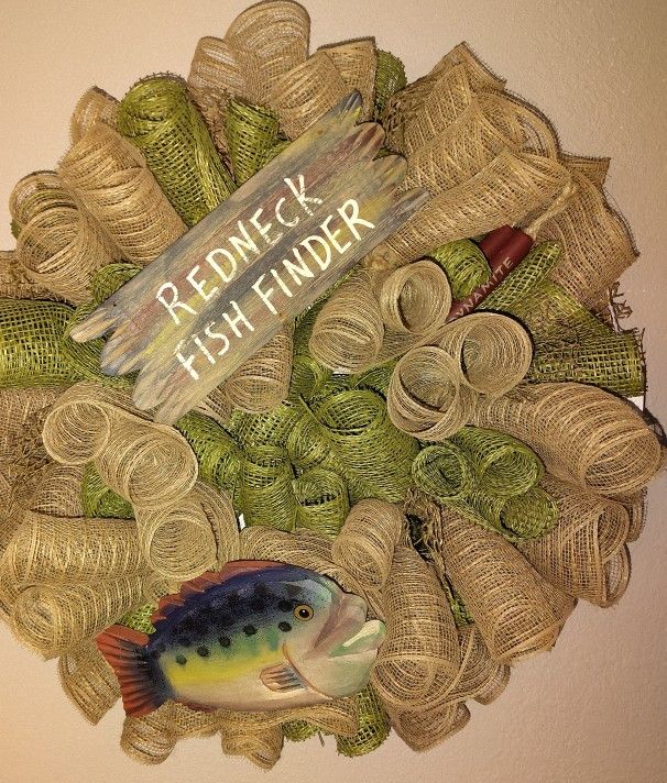 Fishing Wreath