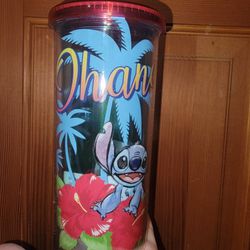Disney Pink Stitch Cup