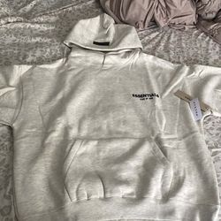 Light oat essential hoodie