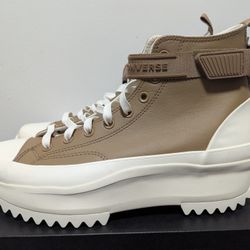 Converse Run Star Hike High Top Sand Dune Brown Egret Men's Size 11 A04268c New