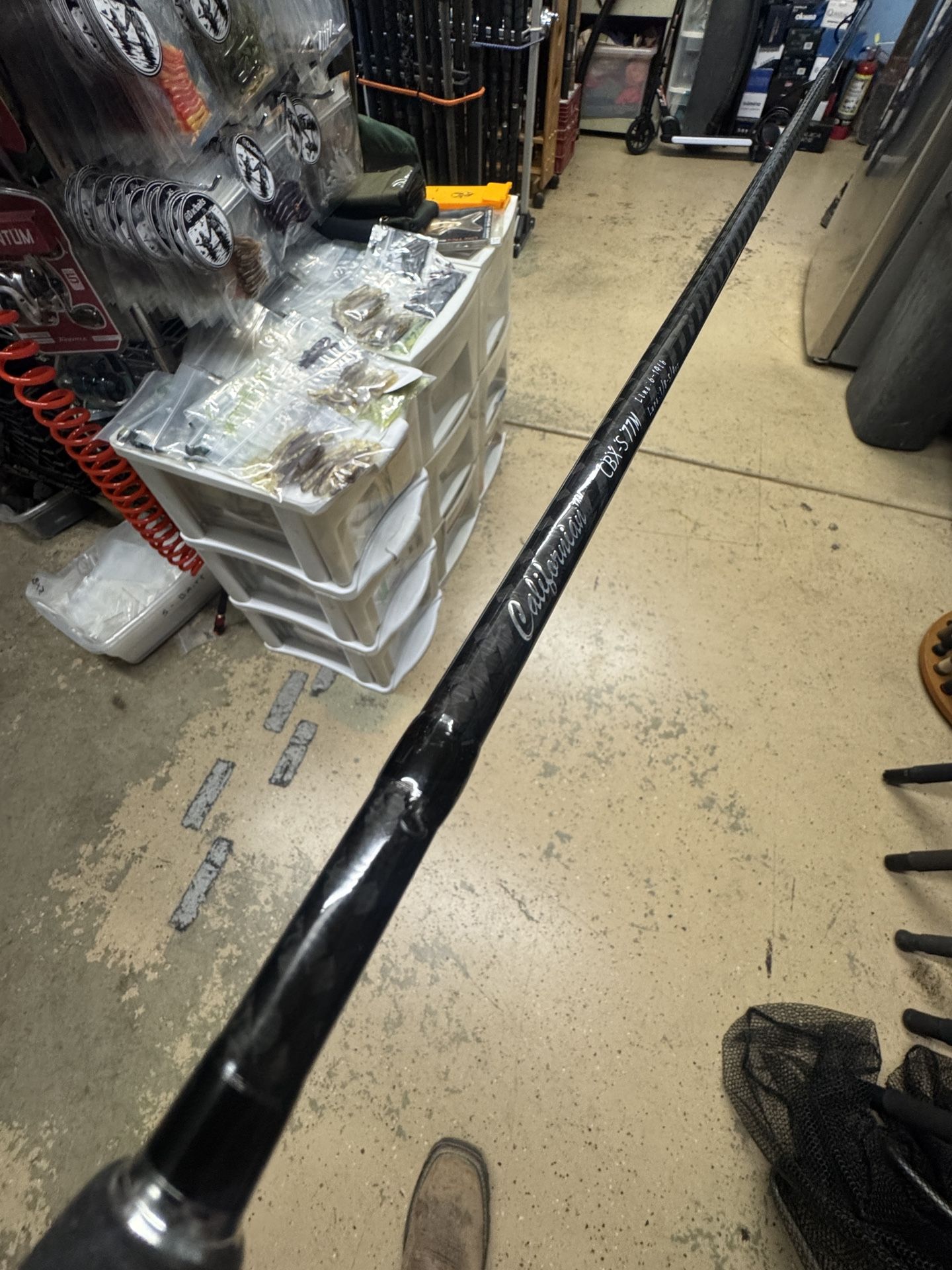 Californian 7’7” Med Spinning Fishing Rod. Like New. 