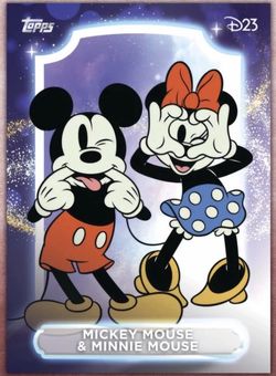 Disney D23 2026 Disney Topps Mickey Mouse Minnie Mouse Promo Card