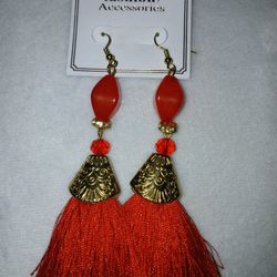 New Red Earrings 