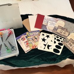 Scrapbooking Paper, Scissors And Storage 