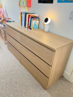 Ikea MALM 6 drawer dresser