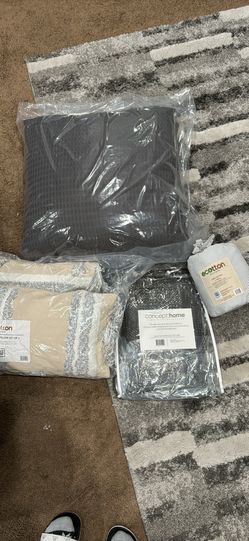 Beautiful Queen Size Complete Waffle Quilt Bed Set