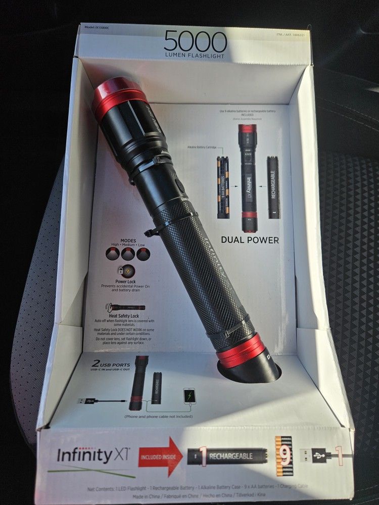 Infinity X1 5000 LUMES FLASHLIGHT
