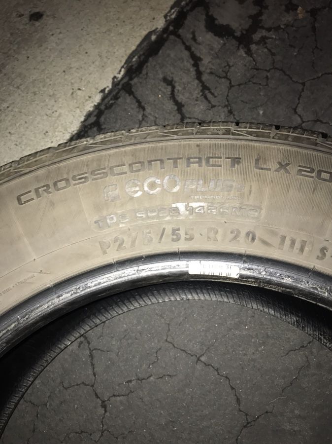 275/55 R20 Continental Tires