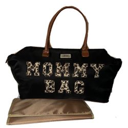 Little Lamzz Mommy Bag, Large Capacity Multi Function Tote Bag with Diaper Pad