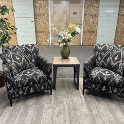 Pair of Bohemian Armchairs with Cushions