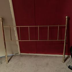 Brass Full Headboard & Frame