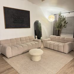 Loveseat & Couch ( Delivery Available ) 
