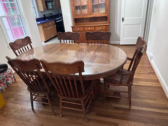 Amish 10 Piece Dining Set Hardwood