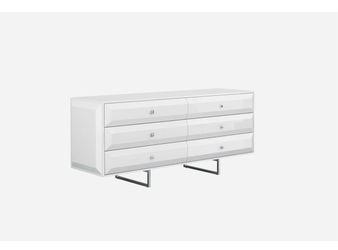 New Abrazo double dresser white- free delivery and installation
