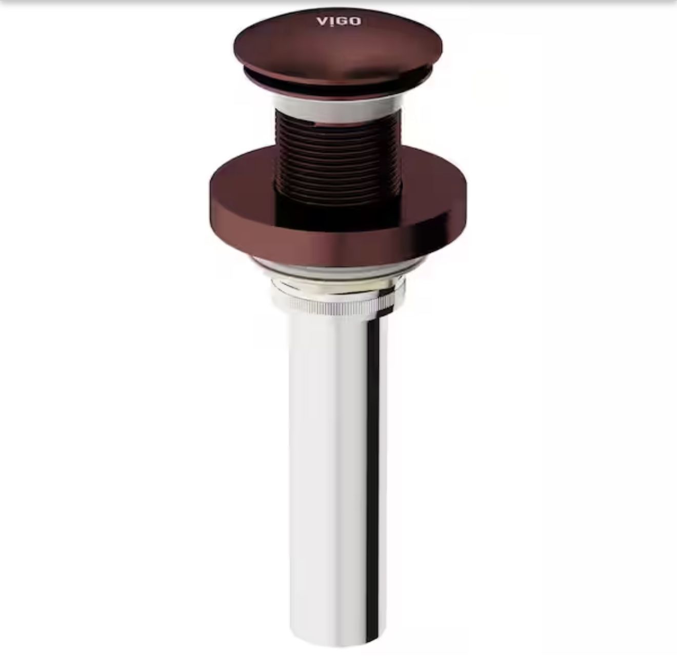 VIGO Vessel Bathroom Sink Pop-Up Drain and Mounting Ring in Oil Rubbed Bronze