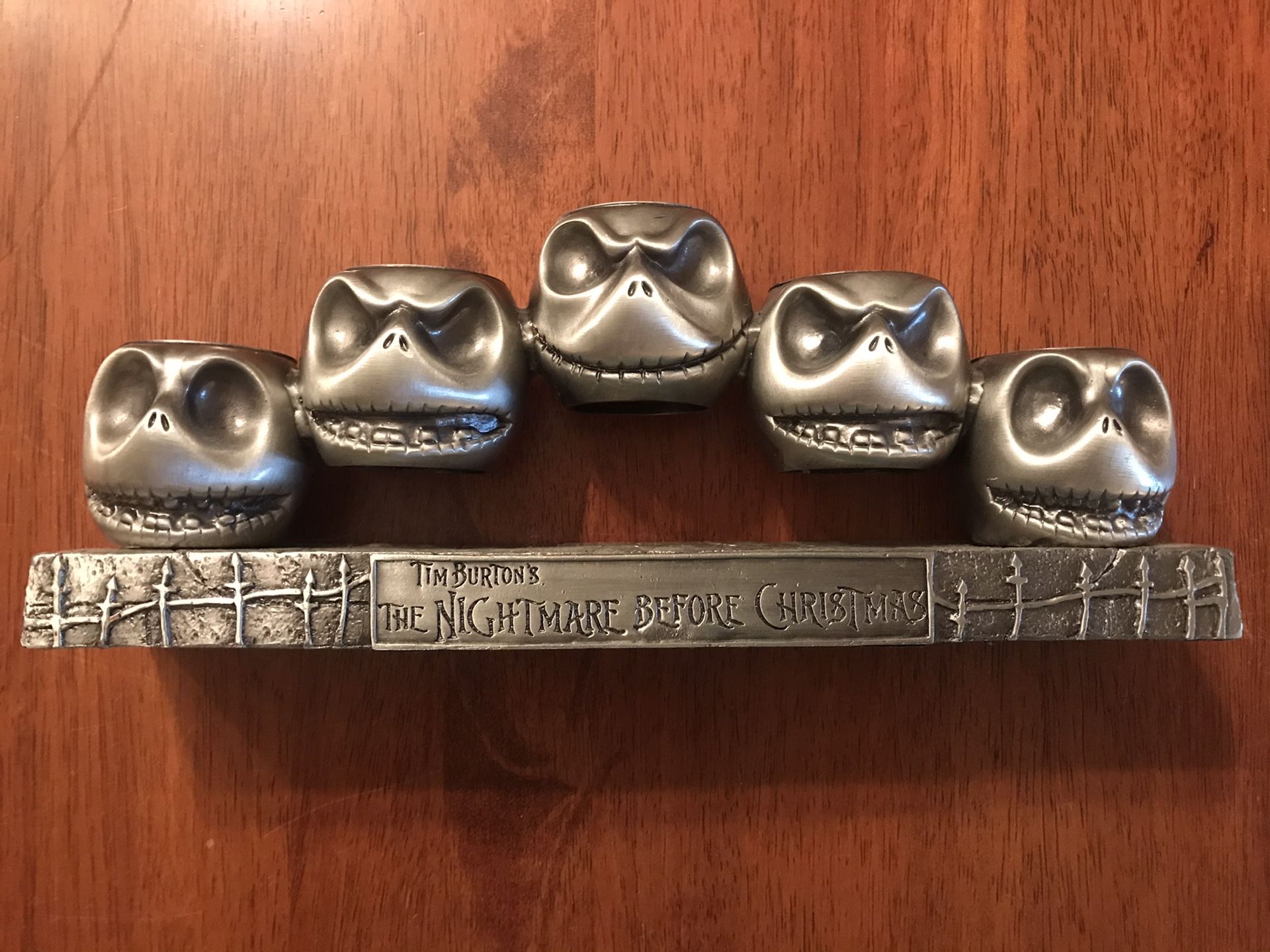 The Nightmare Before Christmas- Pewter Candle Holder