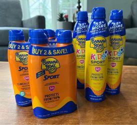 Banana Boat Sunscreen $6 each