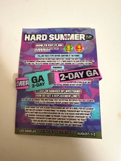 Hard summer 2 Day GA