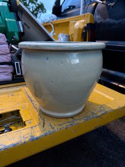 13” Flower Pot Ceramic with Hole