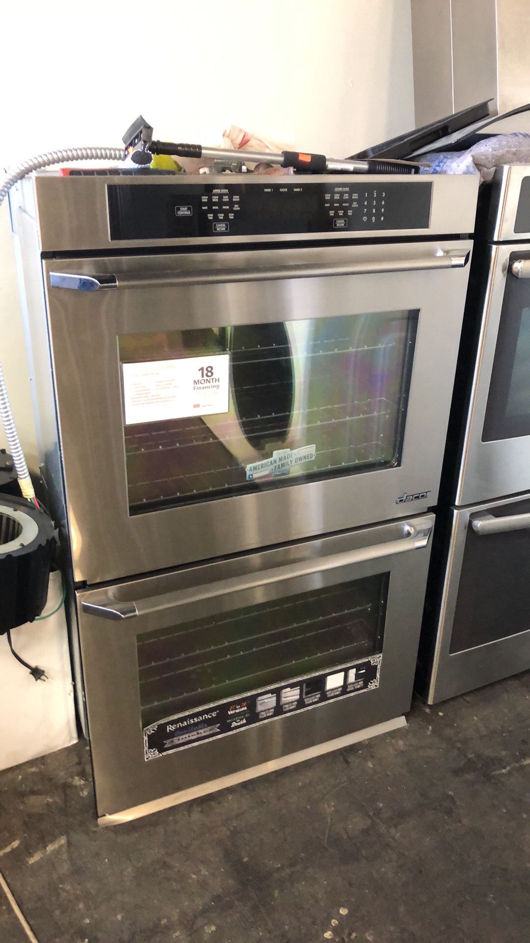 Dacor 30” Stainless Steel Double Wall Oven 