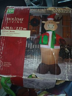Xmas Moose inflatable