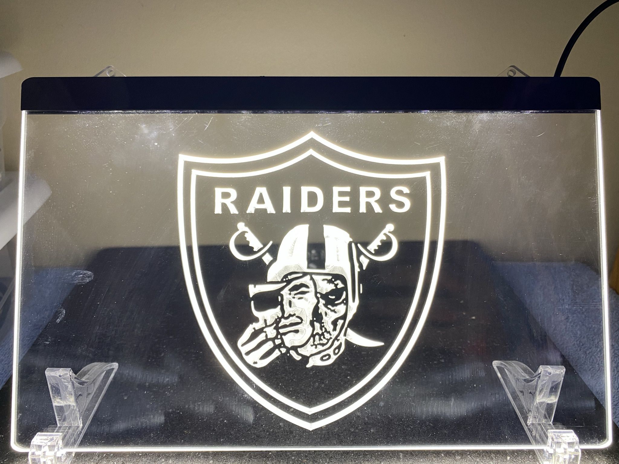 Las Vegas Raiders LED Sign (8”x12”) for Sale in Frankfort, IL - OfferUp