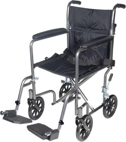 Drive Medical Lightweight Folding Transport Chair