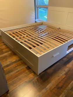 White King sized IKEA bed frame