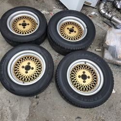 Mustang Foxbody 4 Lug Enkei Wheels Mesh Old School