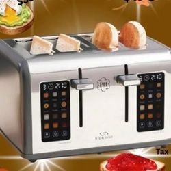 Tostador de 4 rebanadas vida sana