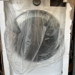 LG Electronics 7.4 cu. ft. White Ultra Large Capacity Gas Dryer with Sensor Dry Turbo Steam