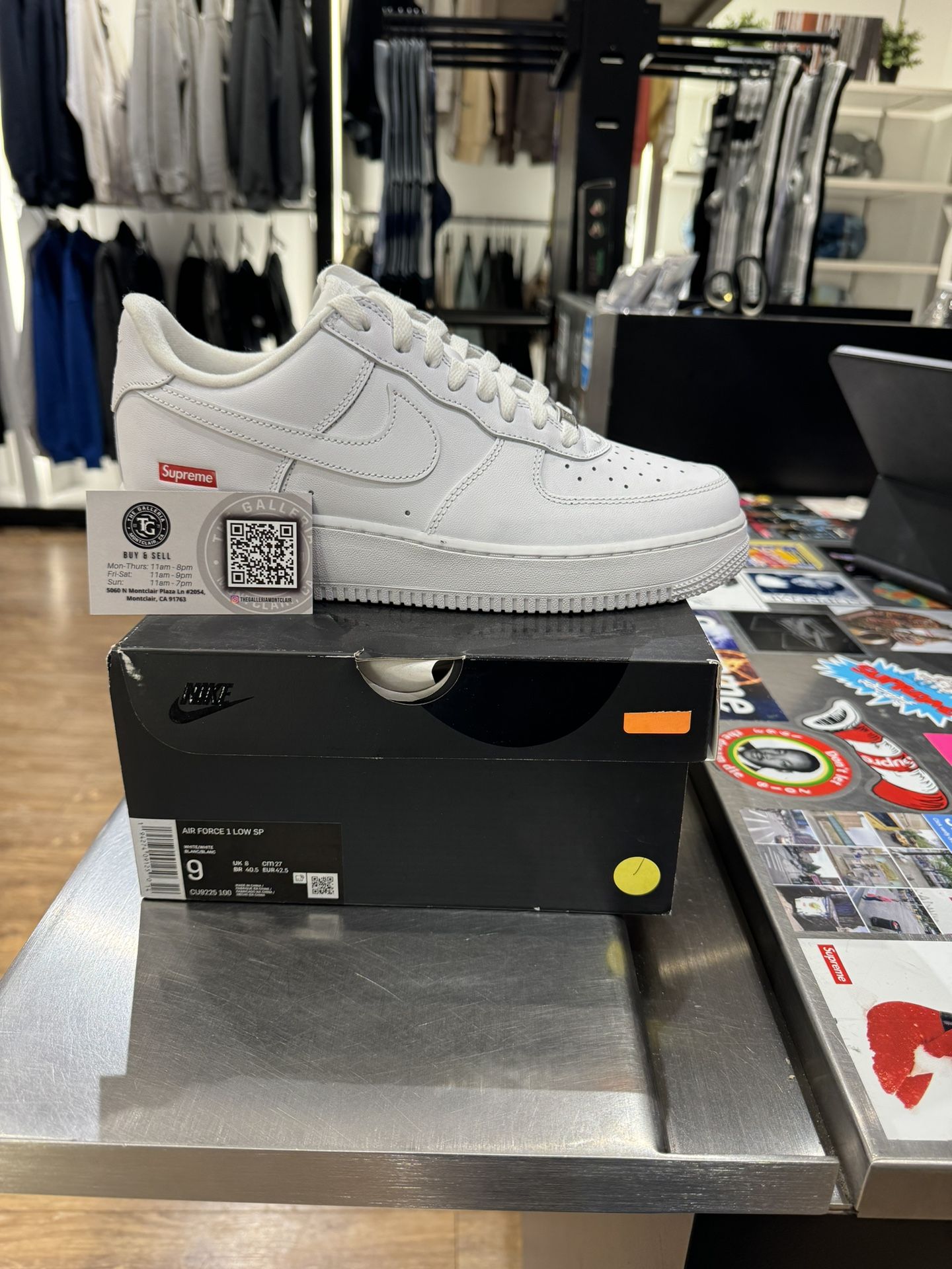 AIR FORCE 1 LOW SUPREME WHITE