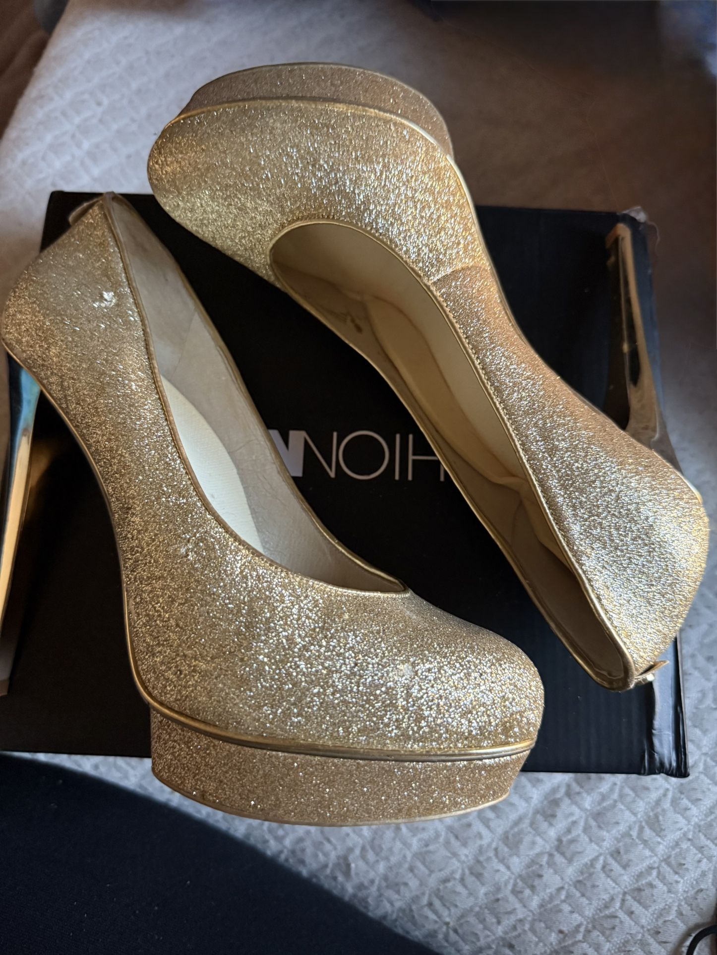 Used Glitter Michael Kors Heels