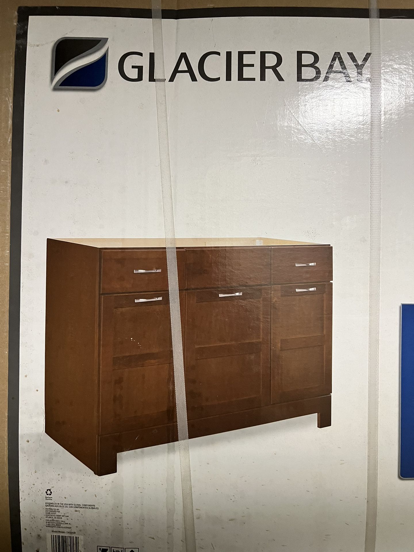 Glacier Bay Vanity Dresser Brand New! 