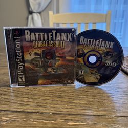 Battle Tanx Global Assault Black Labeled Playstation Game