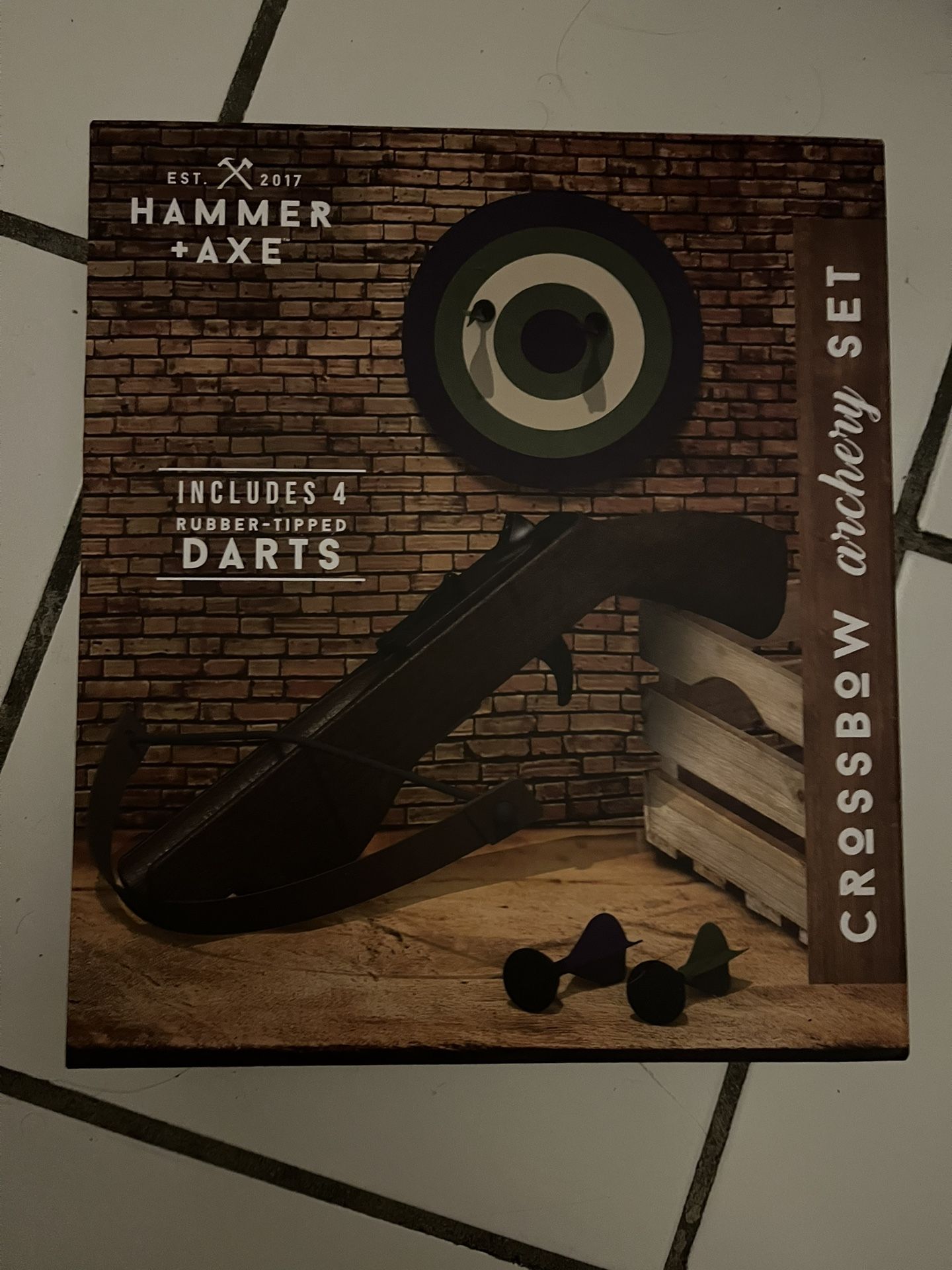Hammer + Axe Game Crossbow with Target