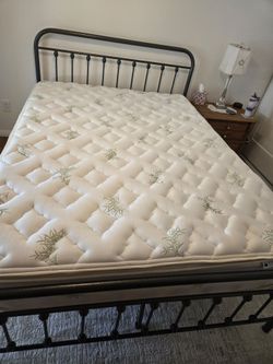 Queen mattress & Bed frame