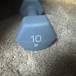 Set Of 2 10 Pound Dumbbell Weights 