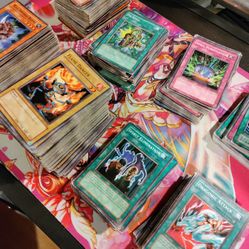 Yugioh Cards Very Old And Very Rough Condition