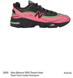 New Balance 1000 'Desert Heat Pack' Foot Locker Exclusive
Used
Size 7