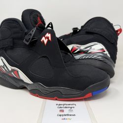 USED 2023 NIKE AIR JORDAN RETRO PLAYOFF 8 VIII SIZE 10