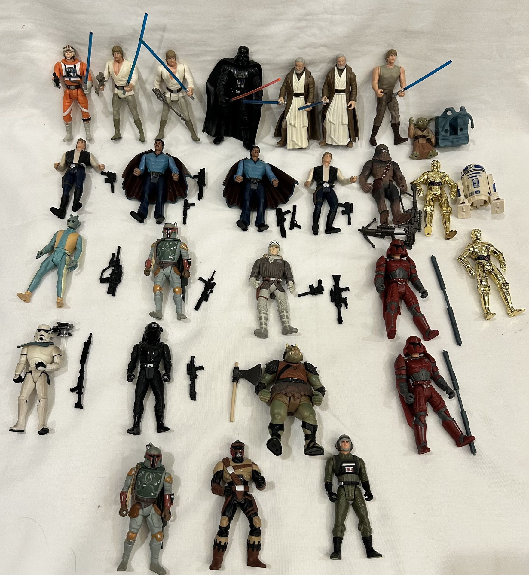27 90’s Power of the Force action figures