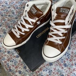 Leather Converse 
