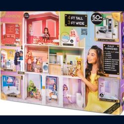 Rainbow High Doll House with 50+ Accessories 