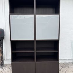 Large Modern Ikea Besta Cabinet Storage System